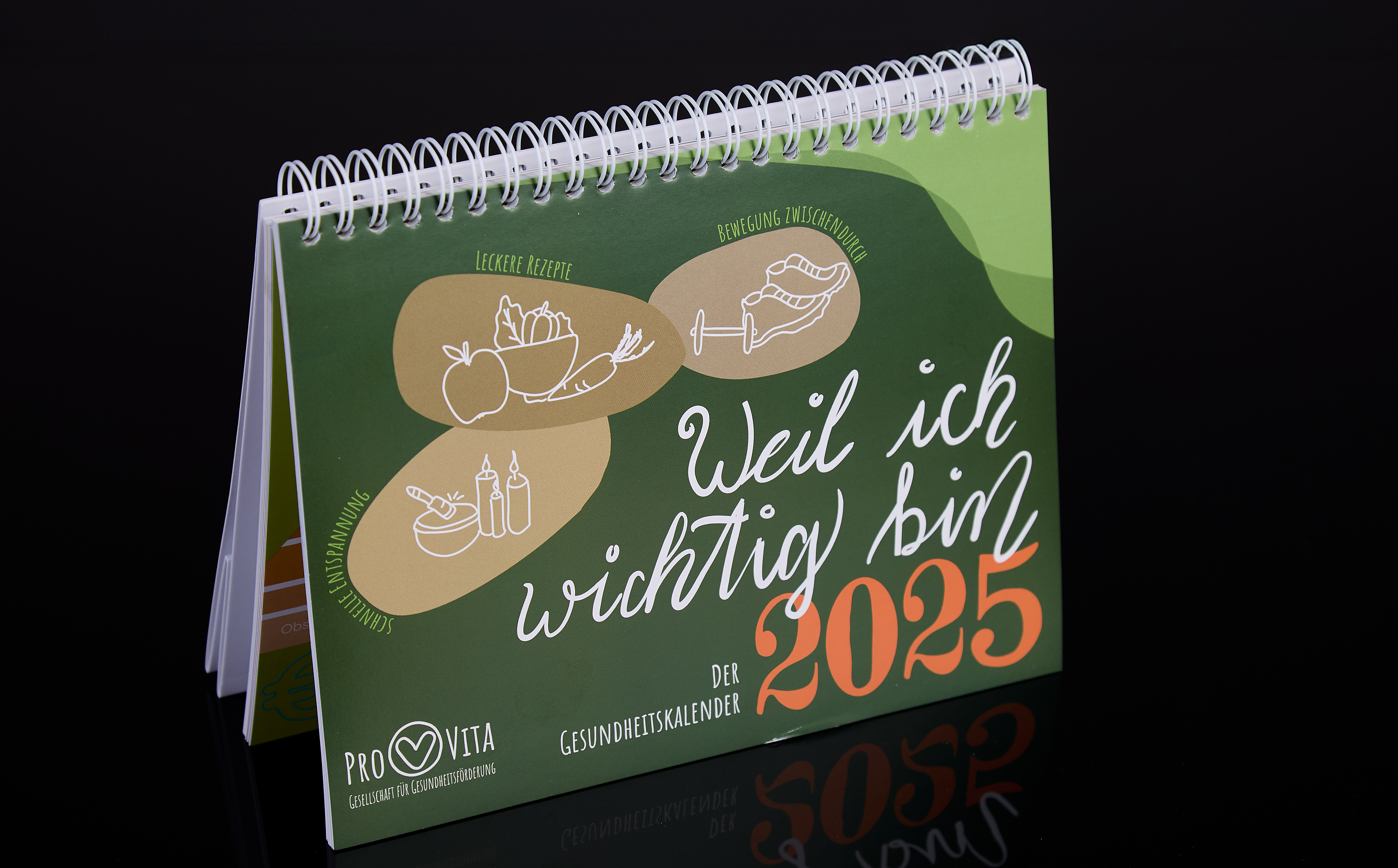 Kalender aufgestellt als Übersicht