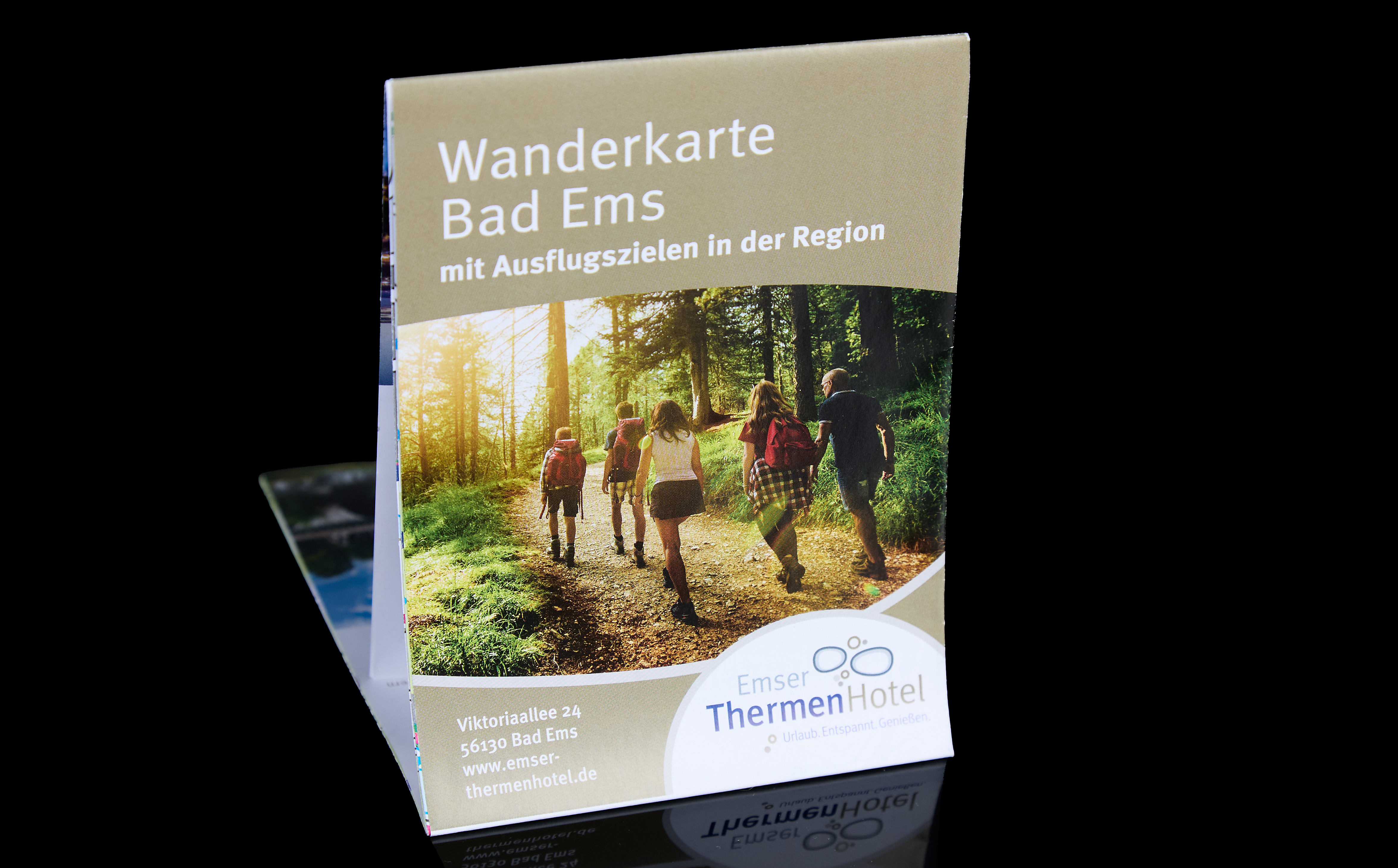 Karte aufgestellt als Übersicht