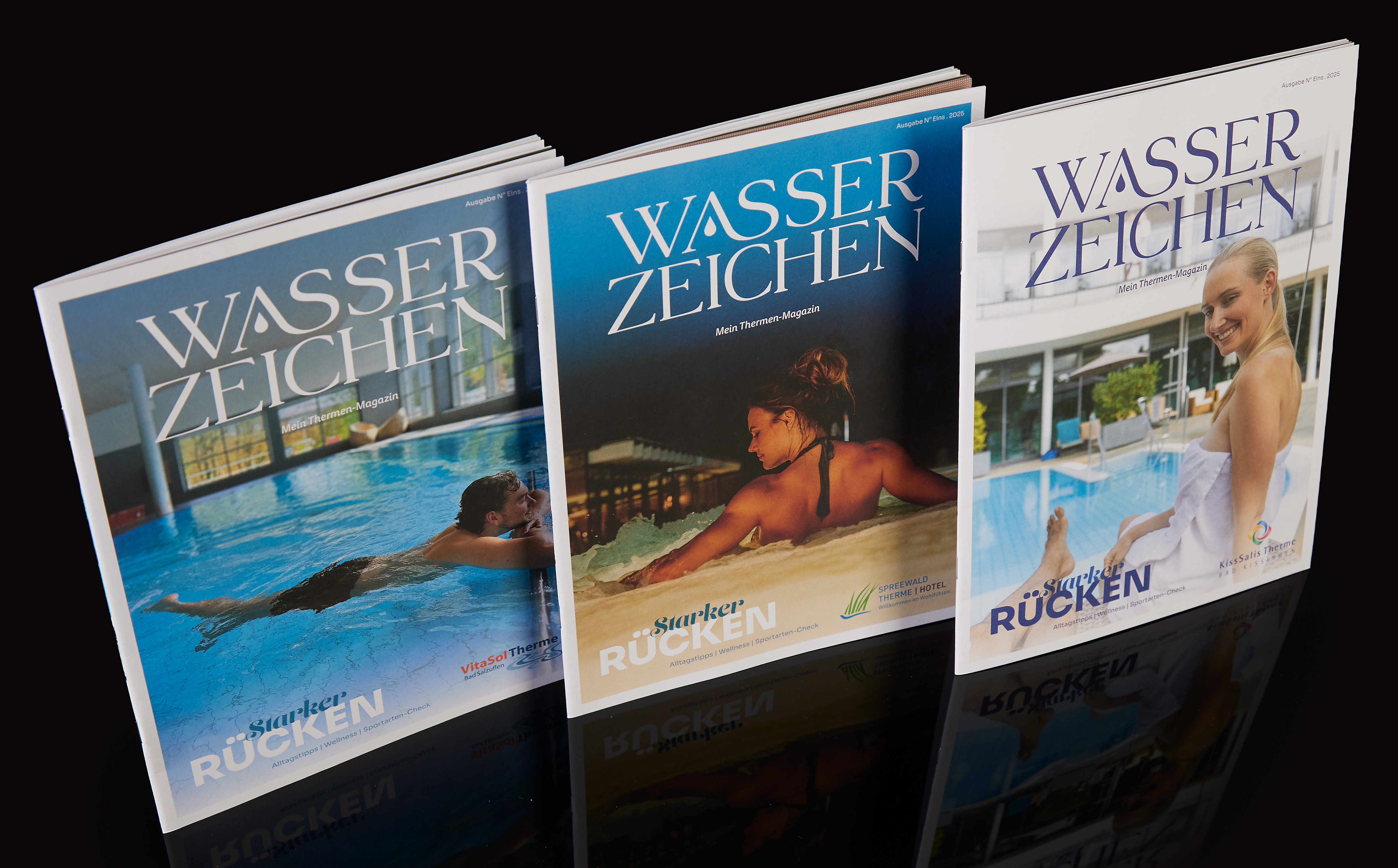 Zeitschriften aufgestellt